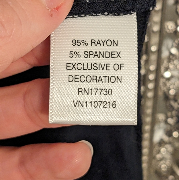 Isaac Mizrahi Beaded Tank Top - Picture 5 of 6